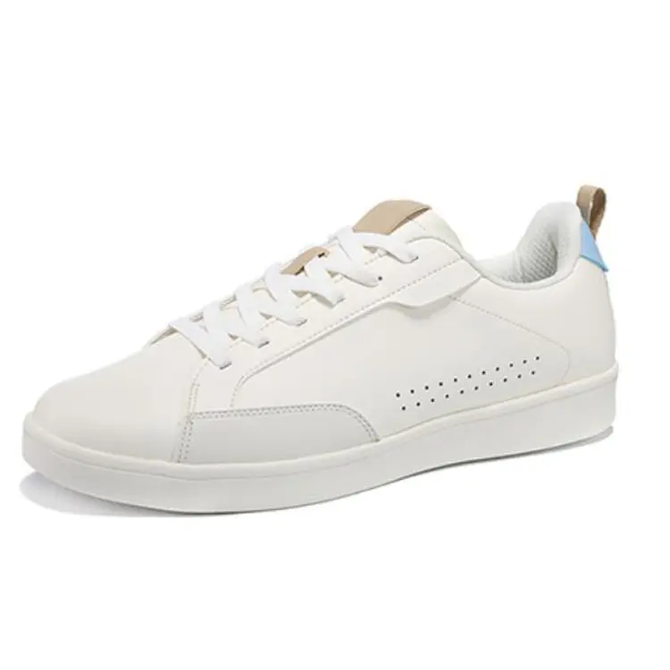 Hot Sale Simple Stylish Young Adult Women for Men Leather Customized BSCI MD Mesh OEM ODM Flat Walking Shoes New Styles Casual