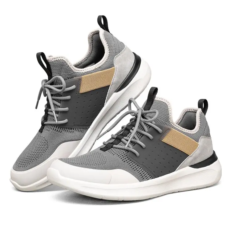 China Outdoor Fashion Comfortable Adults Knitting Sneakers Casual Shoes For Men Low Price