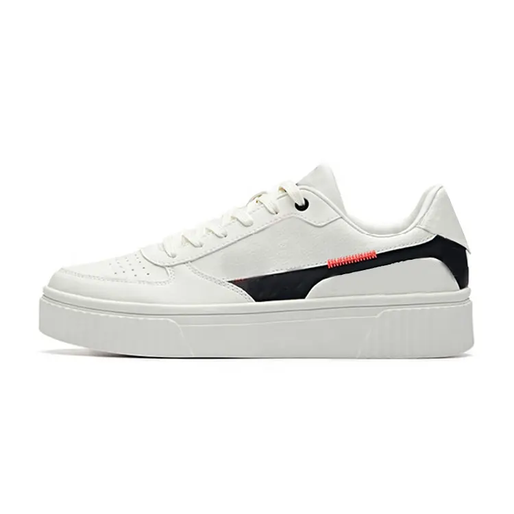 China Hot Selling Sport Sneakers Fashion Lace-Up White Skateboard Sneaker Women Men Casual Shoes