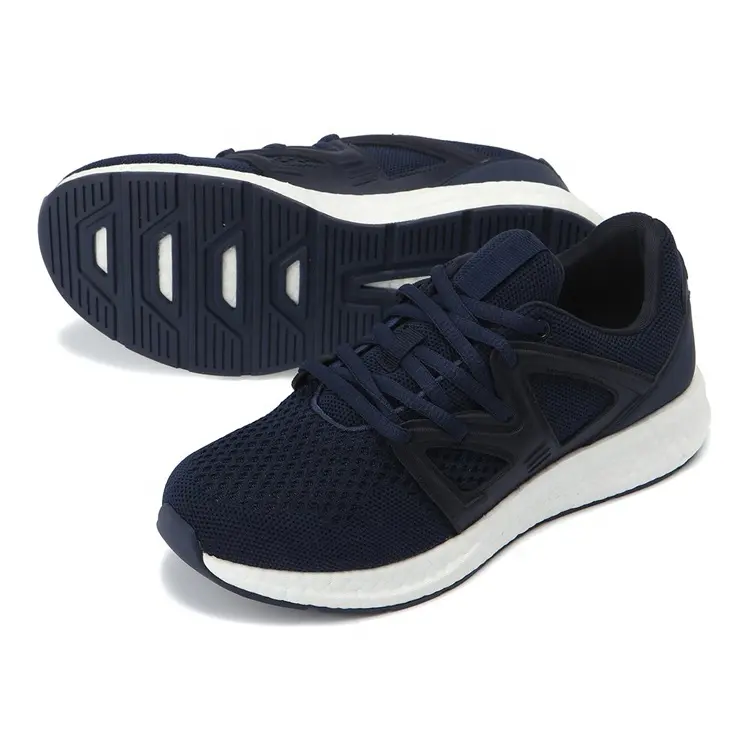 China Factory Lightweight Non Slip Breathable Mesh Sneakers Running Sports Shoes Men